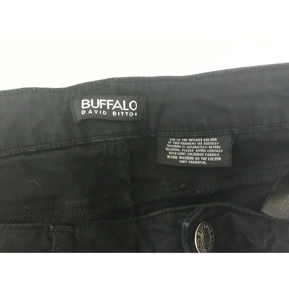 Buffalo David Bitton Womans‎ Black Shorts Size 8